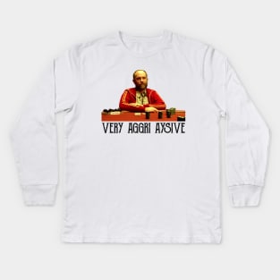 Teddy-Kgb Very Aggri Aysive Tv Show Movie Humor 2 Kids Long Sleeve T-Shirt